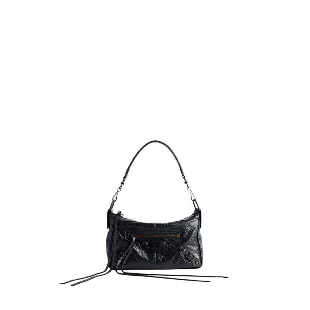 Balenciaga Women Le City Moto Mini In Pelle Arena